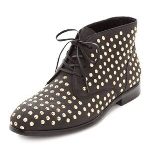 Matiko “Oliver” Studded Lace Up Booties size 9